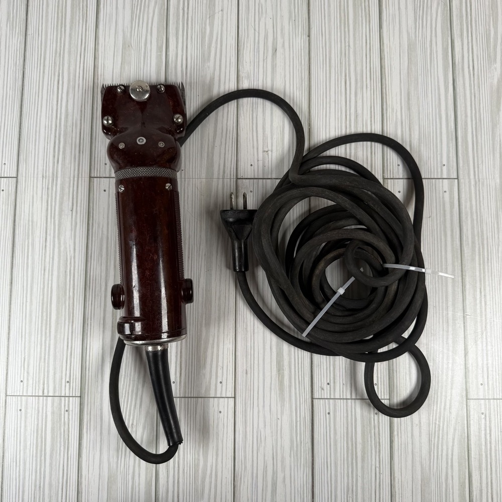 Vintage Oster Golden‎ A3 Horse/Animal Pet Clippers Adjustable Speed TESTED